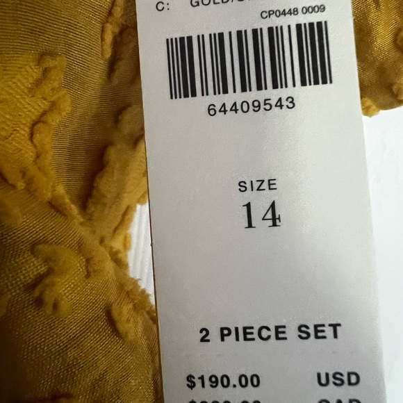 Anthropologie Floral Skirt Set NWT Sz: 14 - Picture 11 of 14